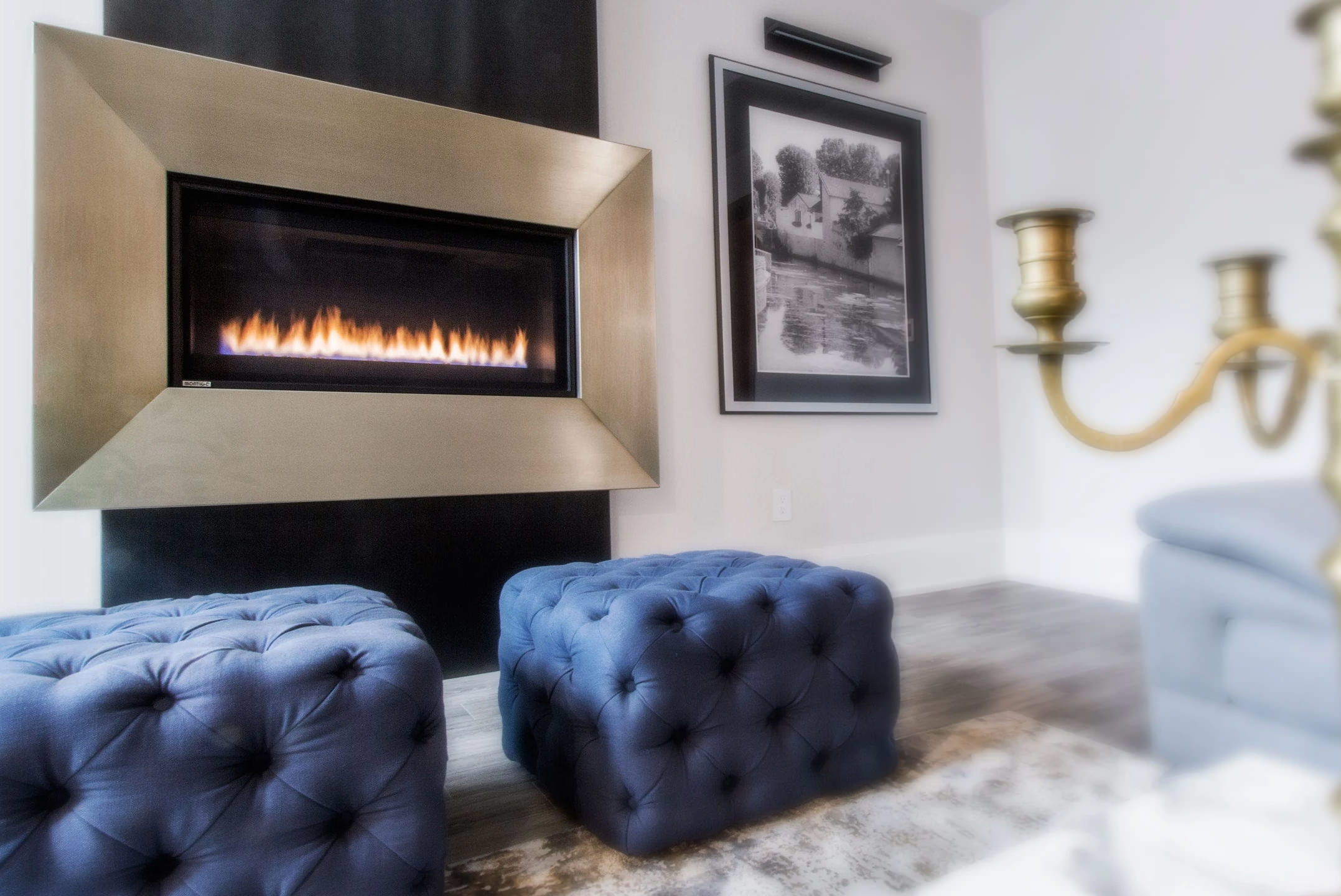 Fireplace Surrounds Reinvented: How Custom Metal Cladding Turns a Functional Element Into a Focal Point, Toronto, New York, Miami, Canada, USA